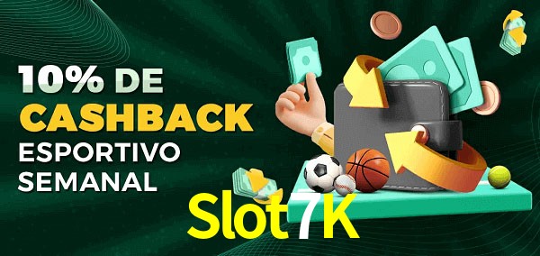 10% de bônus de cashback na Slot7K