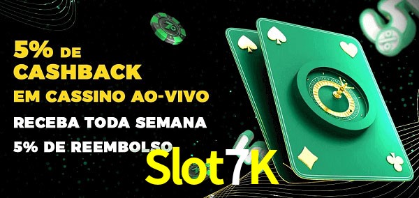 Promoções do cassino ao Vivo Slot7K